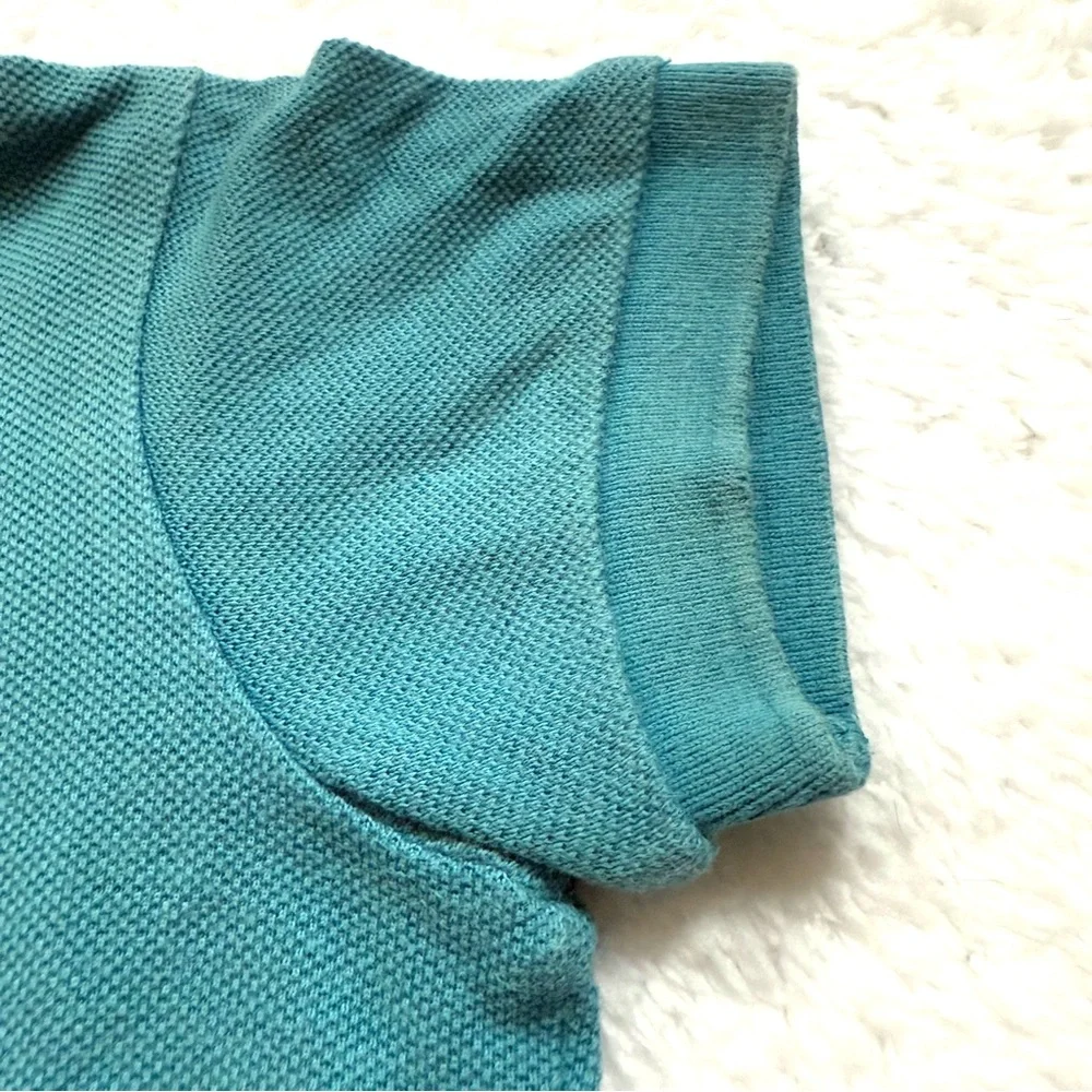 Burberry baby boy polo shirt short sleeve 12-18m blue nova check tops horse